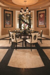 Dining room flooring | Rock Tops Surfaces