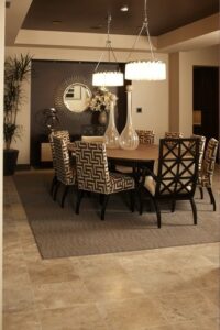 Small dining room flooring | Rock Tops Surfaces