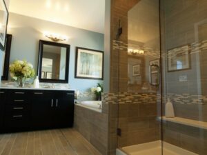 Shower room tiles design | Rock Tops Surfaces